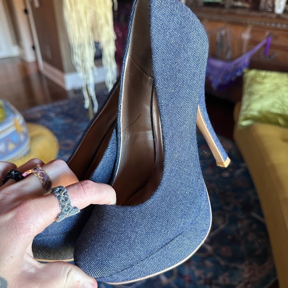 Blue Adorable Heels Denim - Picture 5 of 8
